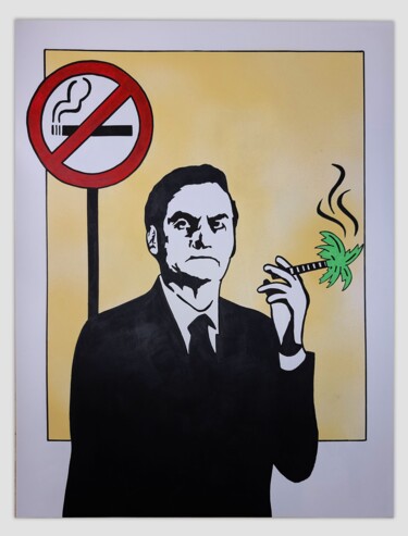绘画 标题为“Bolsonaro” 由Otist, 原创艺术品, 丙烯