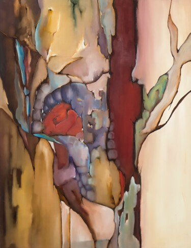 제목이 "Hidden passions"인 미술작품 Aksana Chmel로, 원작, 기름
