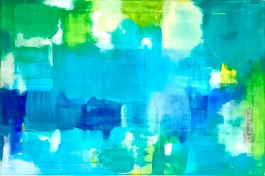 Lichtreflexen auf See Painting titled "Lichtreflexen auf S…" by Stefania Ducaruge-Popia, Original Artwork, Acrylic
