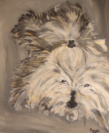 Peinture intitulée "Belle bête" par Pascal, Œuvre d'art originale, Acrylique