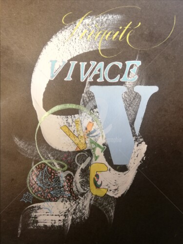 图画 标题为“Vivace” 由Calli-Style, 原创艺术品, 丙烯