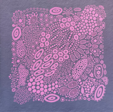 Surreal Pattern n.18 Pintura titulada "Surreal Pattern n.18" por Veronika Demenko, Obra de arte original, Acrílico