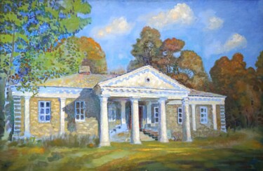 Painting titled ""Bright memory"" by Ales Filipovich, Original Artwork, Oil