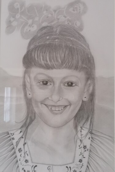 Dessin intitulée "Emeline" par Charles Corbin, Œuvre d'art originale, Crayon