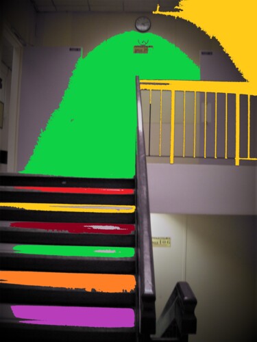 Digital Arts titled "Gravir les echelons" by Alexandre Nolet, Original Artwork, 2D Digital Work