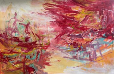 Peinture intitulée "« La danse des coul…" par Gilles Surgès, Œuvre d'art originale, Acrylique