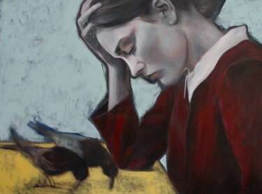 Pittura intitolato "Riflessioni II / Th…" da Federica Belloli, Opera d'arte originale, Acrilico