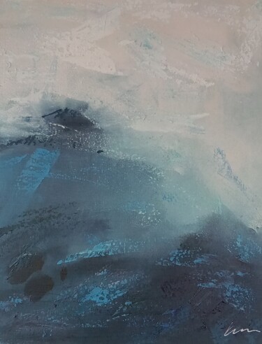 绘画 标题为“Sea and waves abstr…” 由Filip Petrovic, 原创艺术品, 油