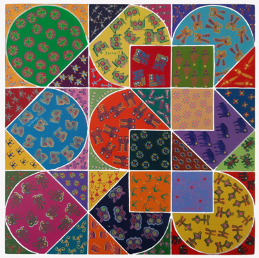 Le subtil du devenir Painting titled "Le subtil du devenir" by Patrick Chaneac, Original Artwork, Acrylic