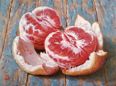 Peinture intitulée "Grapefruit" par Oleg Khoroshilov, Œuvre d'art originale, Huile