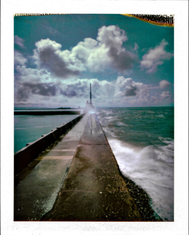 Fotografia intitolato "Le Havre digue N" da Luca Baldassari, Opera d'arte originale, fotografia a pellicola