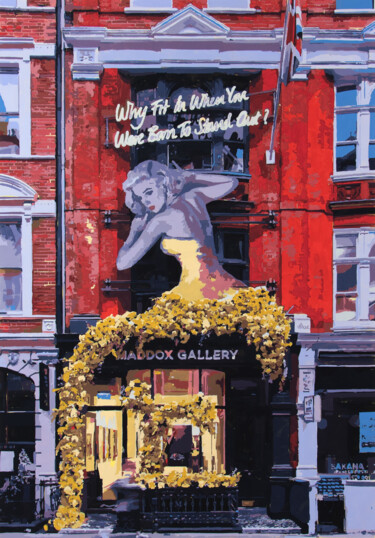 绘画 标题为“Maddox Gallery 3” 由Marco Barberio, 原创艺术品, 丙烯