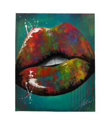 Peinture intitulée "Colorful" par Julie Galiay, Œuvre d'art originale, Acrylique Monté sur Châssis en bois
