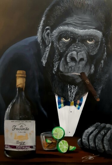 Peinture intitulée "La Favorite" par Kevin Bardin, Œuvre d'art originale, Acrylique