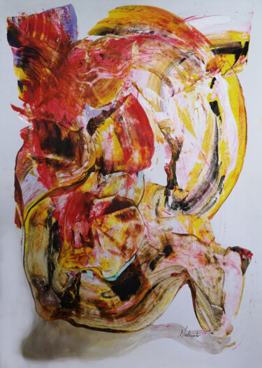 Painting titled "Fell asleep sunbath…" by Dmitri Matkovsky, Original Artwork, Acrylic