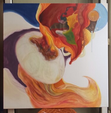 Peinture intitulée "Mou" par Stephane Javelle, Œuvre d'art originale, Acrylique