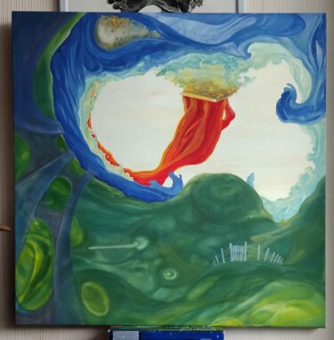 Peinture intitulée "au pays des malices" par Stephane Javelle, Œuvre d'art originale, Acrylique