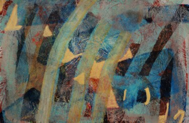 绘画 标题为“Procuste” 由Philippe Casaubon, 原创艺术品, 油