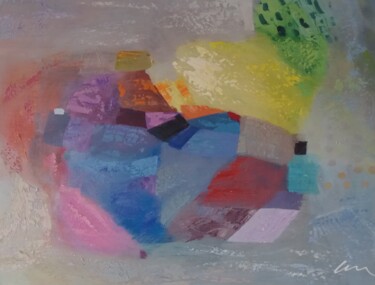 绘画 标题为“Abstract colors oil…” 由Filip Petrovic, 原创艺术品, 油