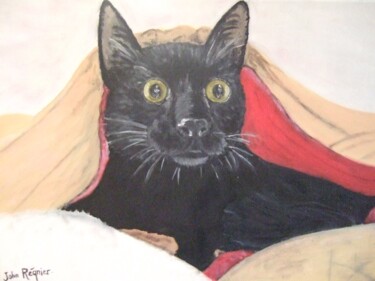 Peinture intitulée "Staz" par John Regnier, Œuvre d'art originale, Huile Monté sur Châssis en bois