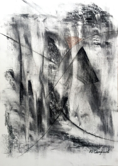 图画 标题为“Number 1” 由Yury Smirnov, 原创艺术品, 木炭