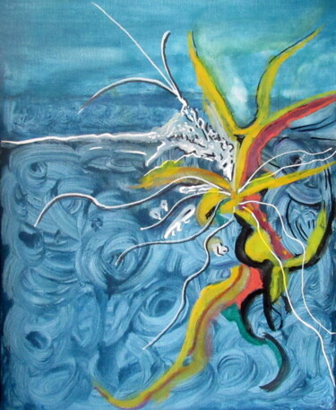 Peinture intitulée "TSUNAMI" par Juan Luis Gandulfo, Œuvre d'art originale, Acrylique Monté sur Châssis en bois