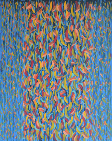 Malerei mit dem Titel "Linea di Vita 3" von Pasqualino Palmieri (PP Pascal), Original-Kunstwerk, Acryl