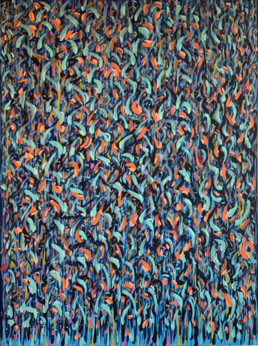 Malerei mit dem Titel "Linea di Vita 2" von Pasqualino Palmieri (PP Pascal), Original-Kunstwerk, Acryl