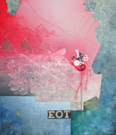 绘画 标题为“End of text” 由Reiner Makarowski, 原创艺术品, 油