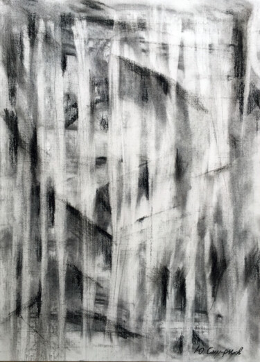 图画 标题为“Number 2” 由Yury Smirnov, 原创艺术品, 木炭