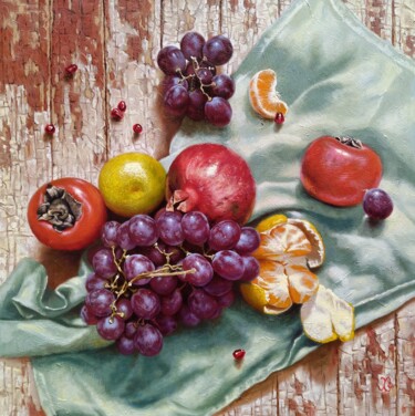 Картина под названием "Still life" - Oleg Khoroshilov, Подлинное произведение искусства, Масло