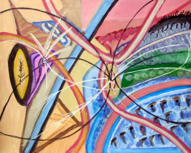 Peinture intitulée "COLORES 2" par Juan Luis Gandulfo, Œuvre d'art originale, Acrylique Monté sur Châssis en bois