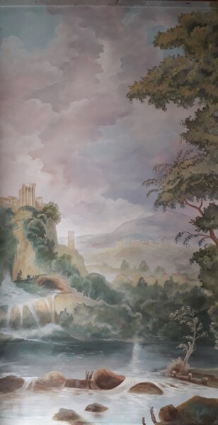Peinture intitulée "Paysage" par Christian Eprinchard, Œuvre d'art originale, Acrylique