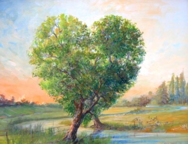 「Arbres Exposition S…」というタイトルの絵画 Applestropheによって, オリジナルのアートワーク, アクリル