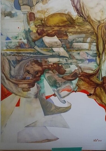 Peinture intitulée "Conex" par Stephane Javelle, Œuvre d'art originale, Huile