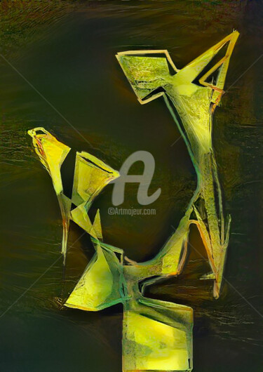 数字艺术 标题为“Dancer” 由Sobreira Airton, 原创艺术品, 数字油画