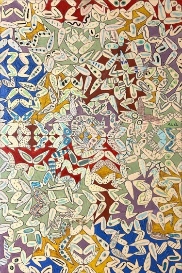 Peinture intitulée "Not Just Reproducti…" par Antonino La Vela, Œuvre d'art originale, Huile