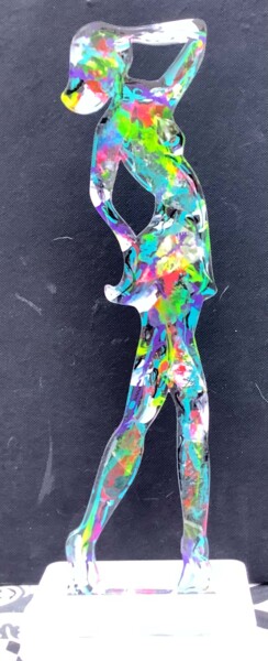 Sculpture intitulée "DANSEUSE40" par Patmoli, Œuvre d'art originale, Résine