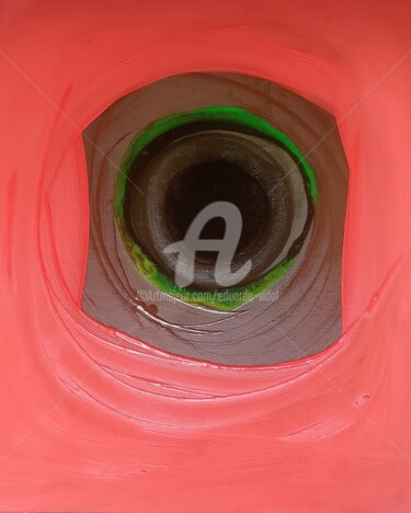 「black hole of the c…」というタイトルの絵画 Eduardo Vidalによって, オリジナルのアートワーク, パステル