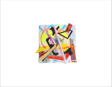 Nuées Collages titled "Nuées" by Nathalie Cuvelier Abstraction(S), Original Artwork, Collages Mounted on Aluminium