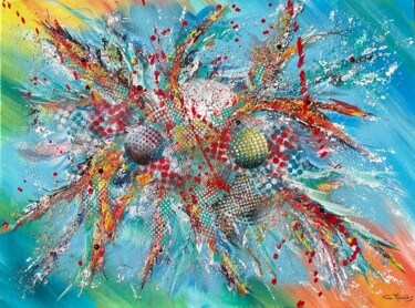 Peinture intitulée "Ivresse" par Gilbert Morales, Œuvre d'art originale, Acrylique