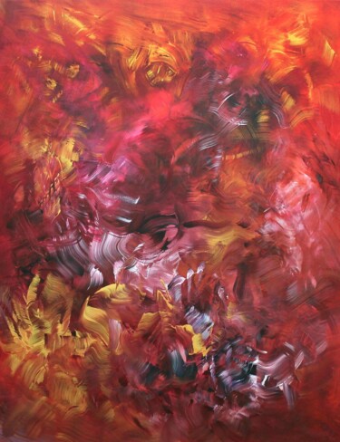 Painting titled "Into Wonderland" by Paresh Nrshinga F R S A, Original Artwork, Acrylic Mounted on Wood Stretcher frame