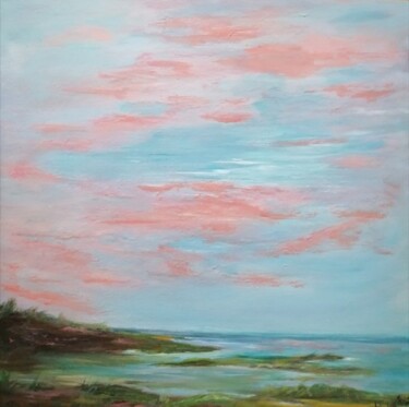 Peinture intitulée "Témara" par Khadija El Haouchi, Œuvre d'art originale, Acrylique Monté sur Châssis en bois
