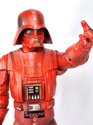 雕塑 标题为“Supreme Darth Vader” 由Opius, 原创艺术品, 塑料