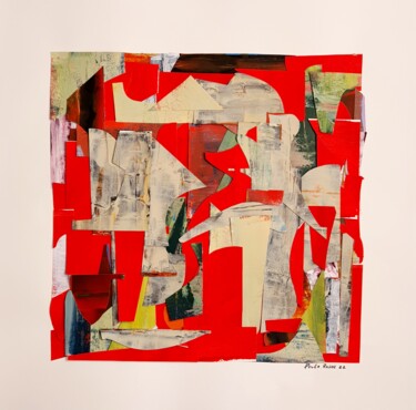 Collages titled "Retalho do impossív…" by Paulo Rosae, Original Artwork, Acrylic
