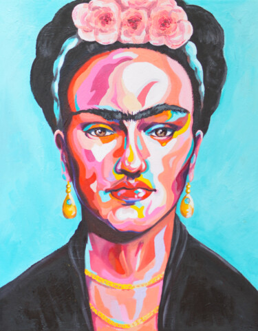 绘画 标题为“Frida” 由Kate Revill, 原创艺术品, 油