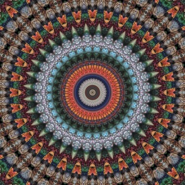 Pattern mandala background Digitale Kunst mit dem Titel "Pattern mandala bac…" von Abraham Addy, Original-Kunstwerk, 2D digitale Arbeit