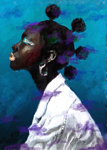Africain Sun, Soleil africain 绘画 标题为“Africain Sun, Solei…” 由Marina Fedorova, 原创艺术品, 丙烯