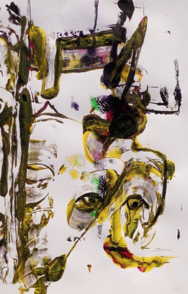 Painting titled "une note" by Francisco Mendes, Original Artwork, Acrylic