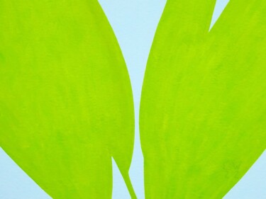 Schilderij getiteld "4leaves 1.22" door Ed Weyden, Origineel Kunstwerk, Acryl